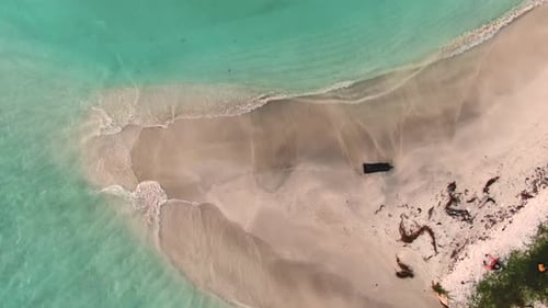 sand bank maldivian beach at sunset