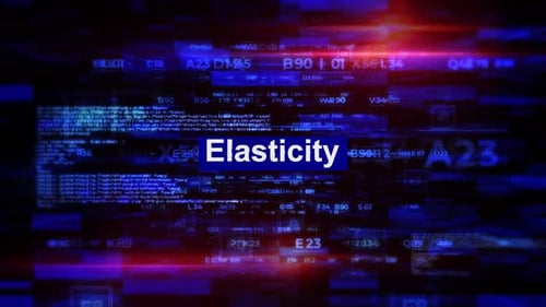 Futuristic Glitch Code Data Stream Background