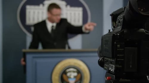 Press Secretary - White house news conference HD