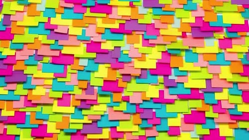 Colorful Post it Notes Background