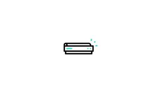 Animiertes Scannersymbol