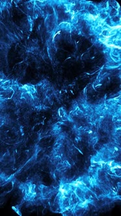 Blue Fluid Energy Explosion Transition Reveal