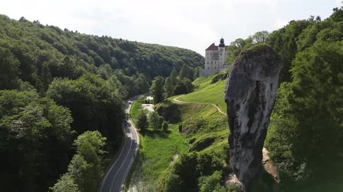 Matraque d'Hercule (Maczuga Herkulesa), plateau de Cracovie-Czestochowa, Pologne