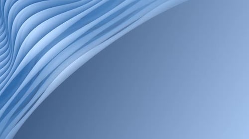 Smooth Blue Abstract Fluid Waves Background Animation