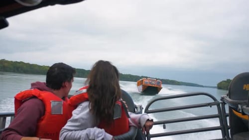 Excursion en bateau rapide en couple aux chutes du Niagara