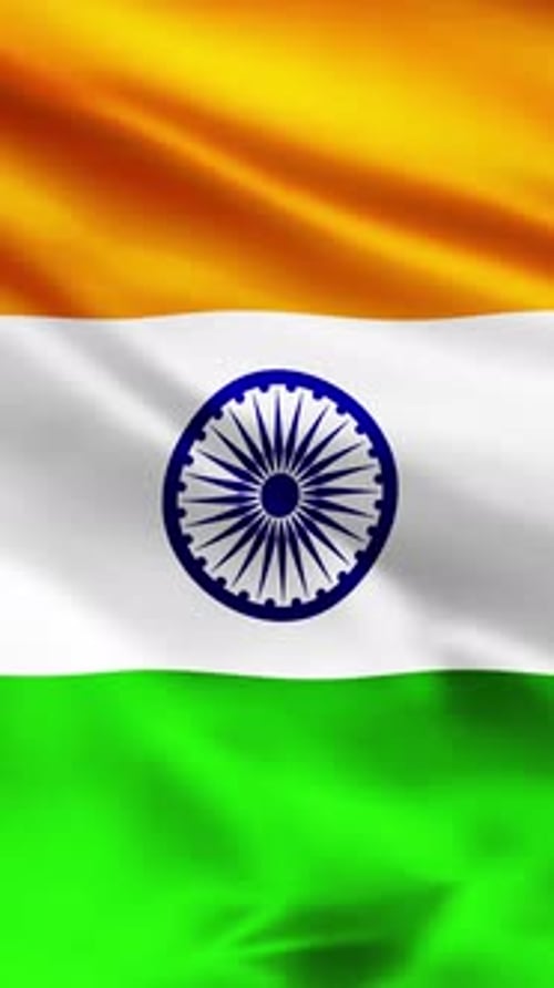Vertical Indian Flag Background