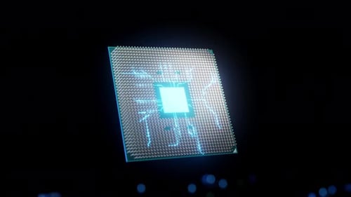 Cpu float up spin Release power circuit pattern