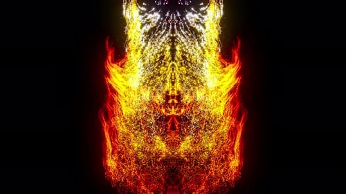 Abstrakte Phoenix-Partikelbildungsschleife