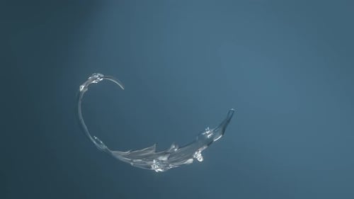 Dynamic Fluid Water Splash Animation