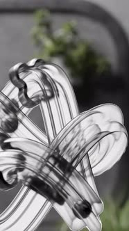 3D Abstract Marble Run Loop