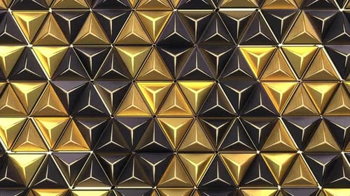 Abstract Futuristic Luxury Triangles Background