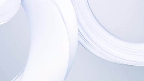 Abstract wave loop animation. 3D rendered background, Minimal flowing, fluid, twisted shapes