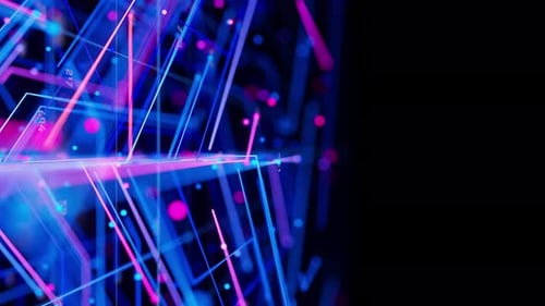 Intelligence artificielle, traitement des mégadonnées, animation de flux, cœur d'informatique quantique avec données