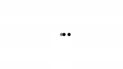 Animiertes Punktvideo wird geladen, das sich langsam nach rechts und wieder nach links verschiebt