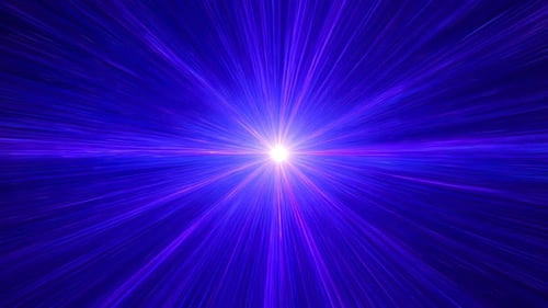Dynamische futuristische Lichtstrahlen