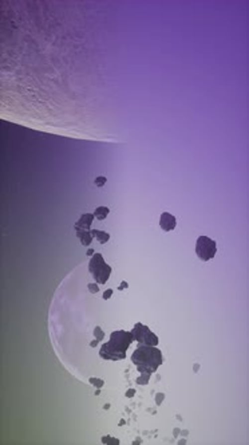 a Large Cluster of Asteroids Near an Unknown Planet Vertical