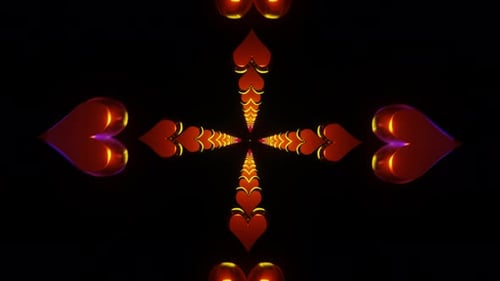 Vibrant Mindbending Patterns Create an Abstract Hypnotic Backdrop