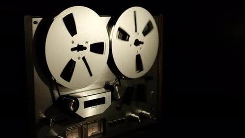 Vintage Reel to Reel Audio Tape Recorder