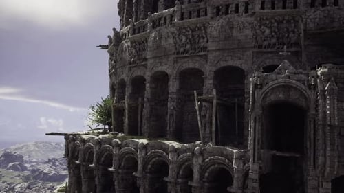 Historical Fortress Decimated By Unrelenting and Ferocious Natural Forces