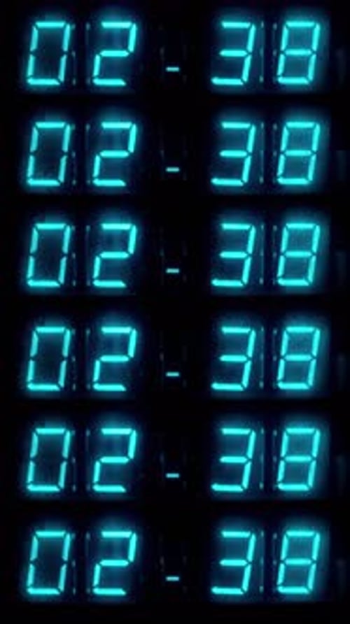 Counting Numbers Time and Code Information in Vertical