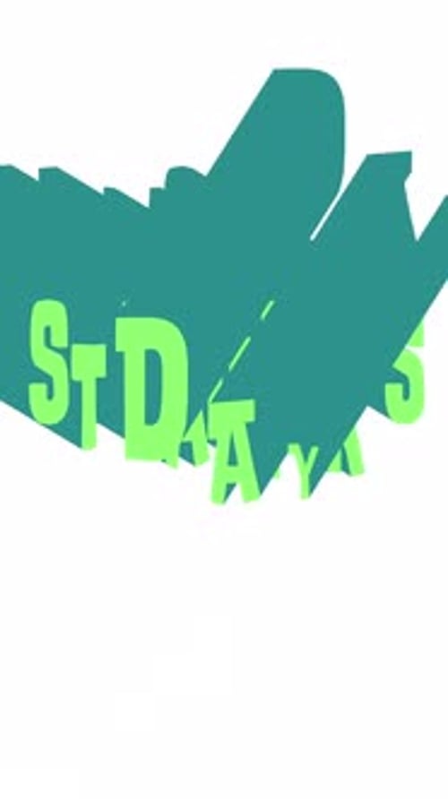 Animation de texte de carte de vœux verticale pour la fête de la Saint-Patrick pour les réseaux sociaux