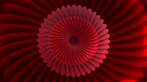 Abstract Red Spiral