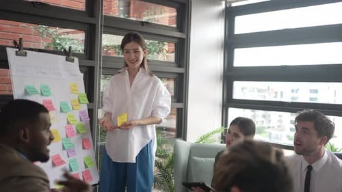 Employees are meeting at office.