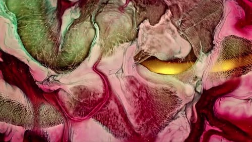 Formes de diffusion de peinture à l'encre abstraite 063