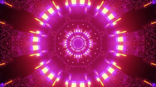 Neon lights led dance show