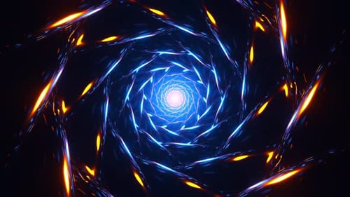 Portal to the Chromatic Dimension. Infinitely looped animation