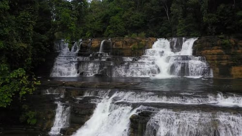Beautiful Tropical Waterfall Philippines Mindanao