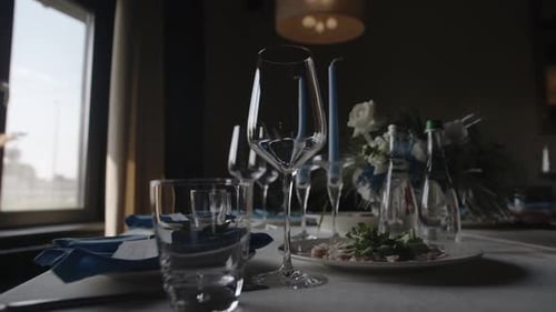 Elegant Table Setting for an Event