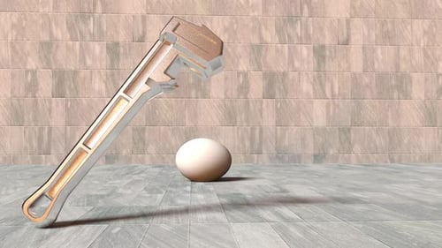 Wrench Break with Egg Collision