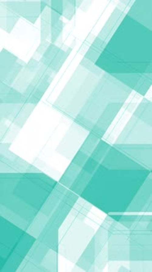 Vertical Video - Green Abstract Textured Geometric Shapes Background