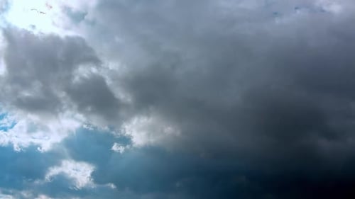 Dramatic Timelapse of Dynamic Storm Clouds