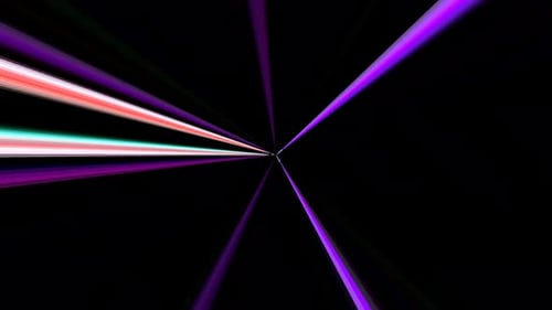 De belles vidéos qui brillent et brillent de mille feux qui régulent les mouvements subtils avec des rayures colorées