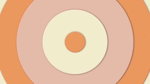 Pulsing Abstract Circles Seamless Loop Background