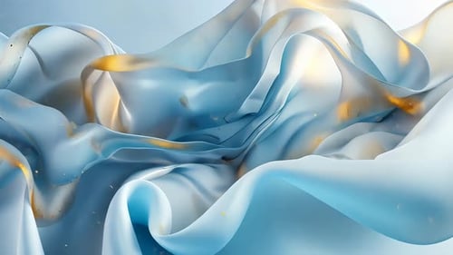 Abstract Liquid Flowing Fabric Design