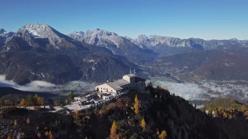 Aerial of Eagle Nest Germany