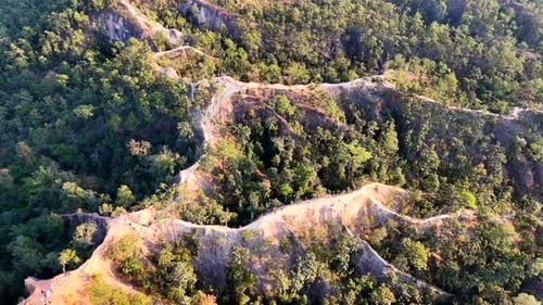 Mountains in northern Thailand.