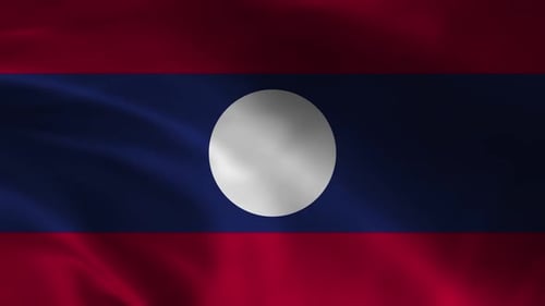 Flagge von Laos