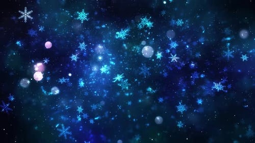 Weihnachtszauber Schnee und Schneeflocken-Hintergrund 49