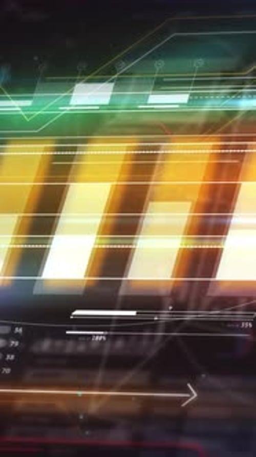 Animation of Virtual Space with Bitcoin Data