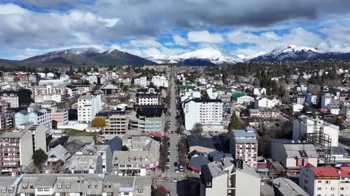 Centro de Bariloche en Bariloche, en Río Negro, Argentina.