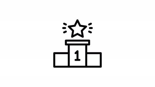 winner line icon animation