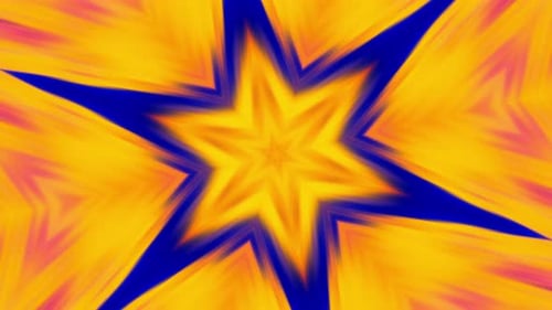 Geometric shapes background, seamless loop of psychedelic energy flow, mandala abstract