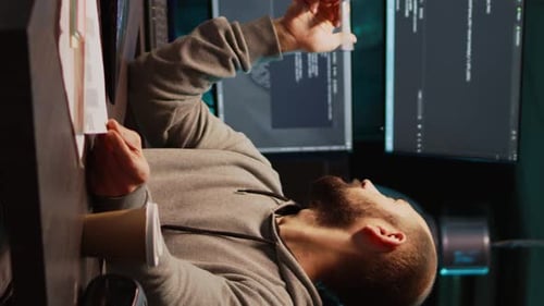 Webingenieur für vertikale Video denkt über eine Programmierlösung nach