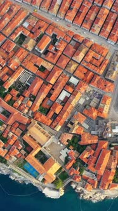Vertical View Of Croatia Cityscape, Europe