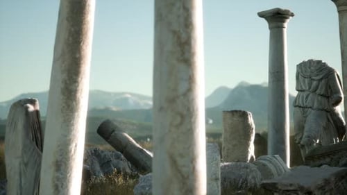 Der antike griechische Tempel in Italien