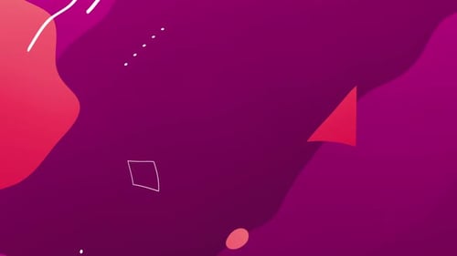 Animated Fluid Abstract Background with Dynamic Shapes